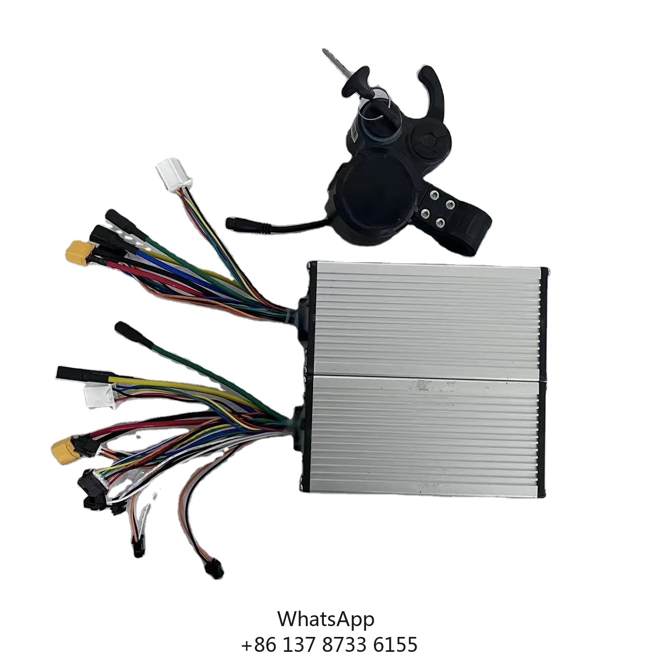 72V 45A Dual Controller - Liya 72V 45A 50A LCDディスプレイ付き指操作式スロットル、電動スクーター用モーター速度制御キット、キーロック付き、シングル/デュアルモーター対応。