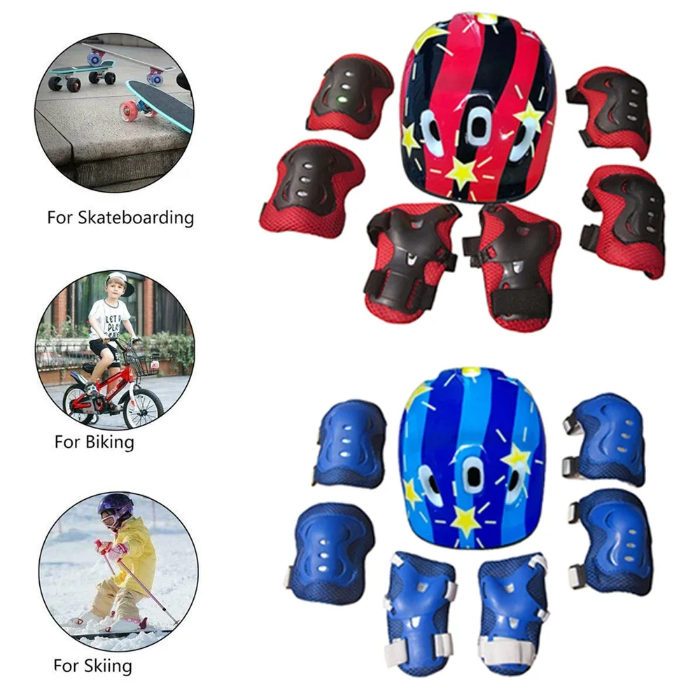 子供用の保護具セット、調節可能なヘルメットと膝パッド、肘パッ - Scooter Helmet Set のレビューと価格