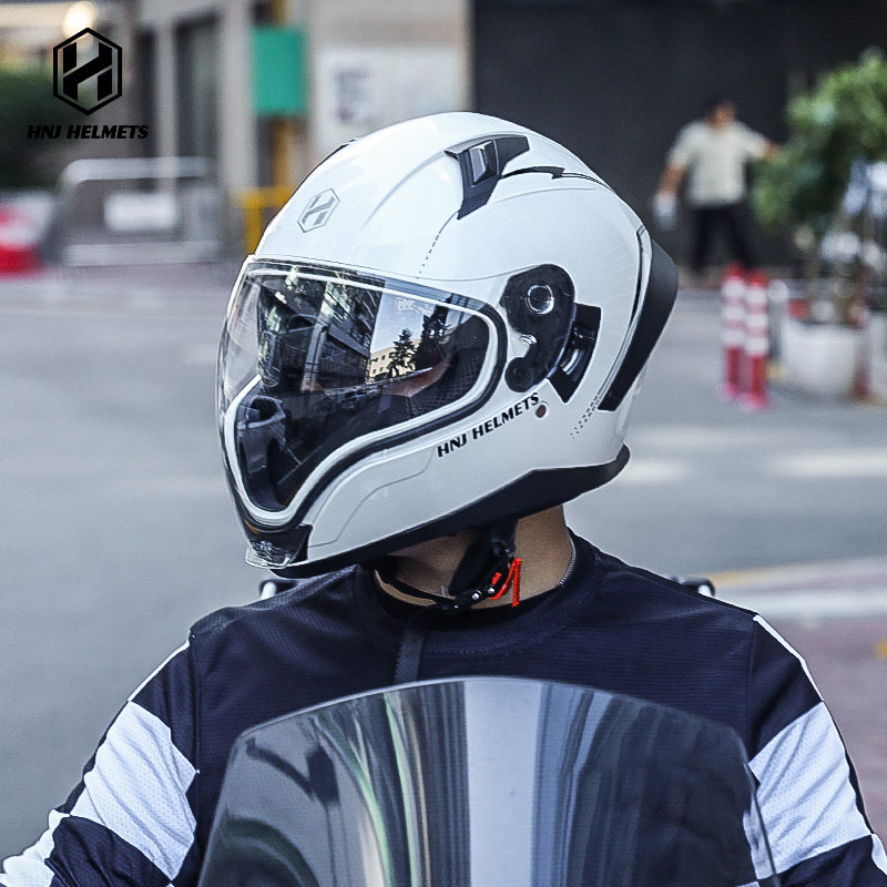 DOT認証フルフェイスヘルメット フリップアップ ダブルバイ - Scooter Helmet Set のレビューと価格