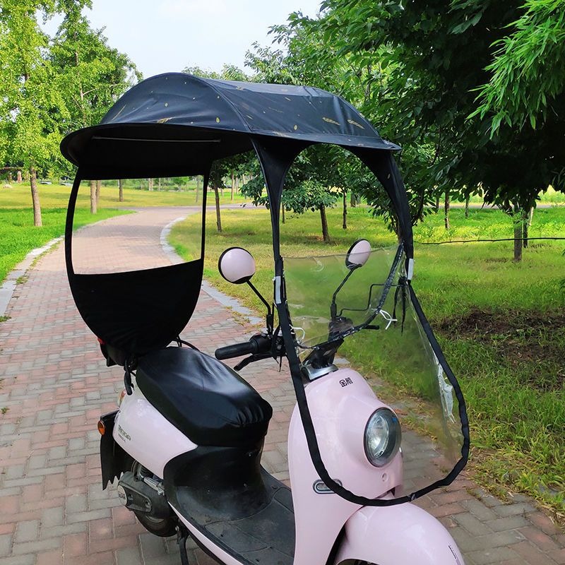 新しい電動スクーター用雨よけ・日よけキャノピー、防水日焼け防 - Electric Scooter Rain Cover のレビューと価格