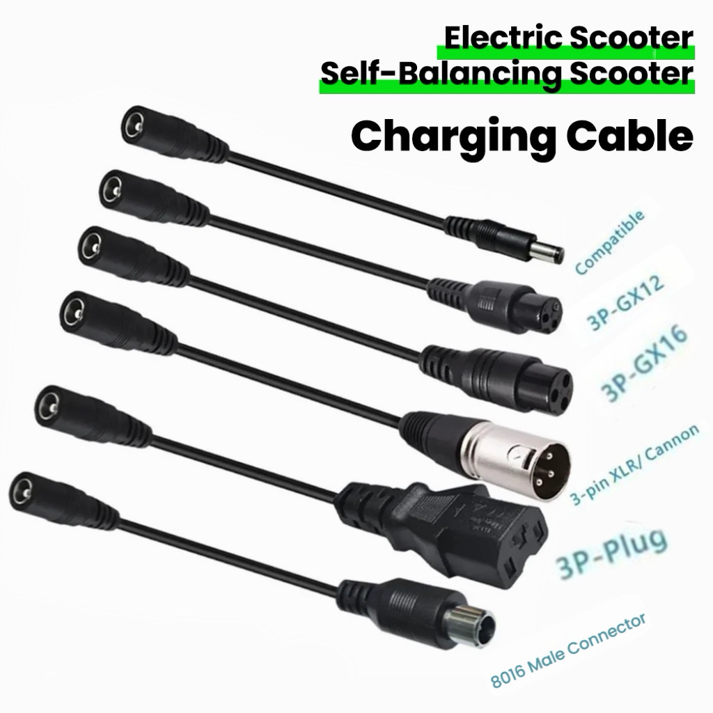DC5.5MM に M12/M16/8016/5525/3P - Electric Scooter Charger のレビューと価格