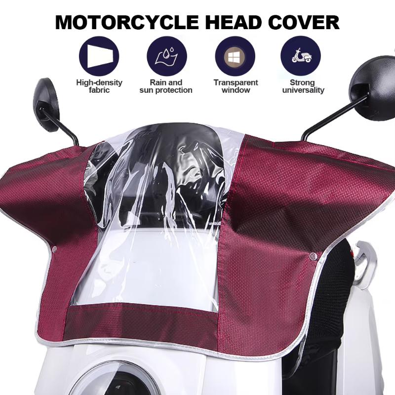 電動スクーターダッシュボードレインカバー透明窓ジッパー防水防 - Electric Scooter Rain Cover のレビューと価格